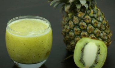 Home  Made Kiwi Pineapple Juice